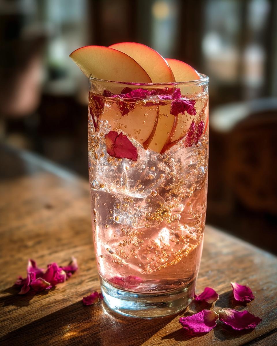 Rose Gold Apple Tonic Mocktail - detail 4
