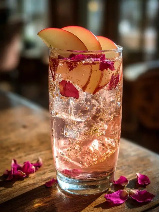 Rose Gold Apple Tonic Mocktail
