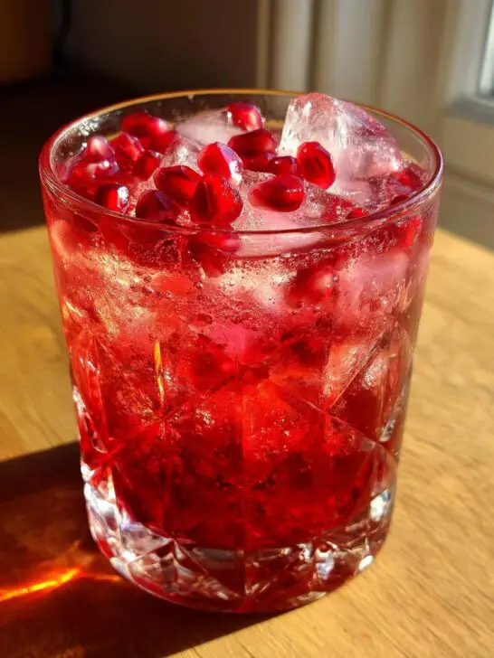 Rosewater Pomegranate Mocktail