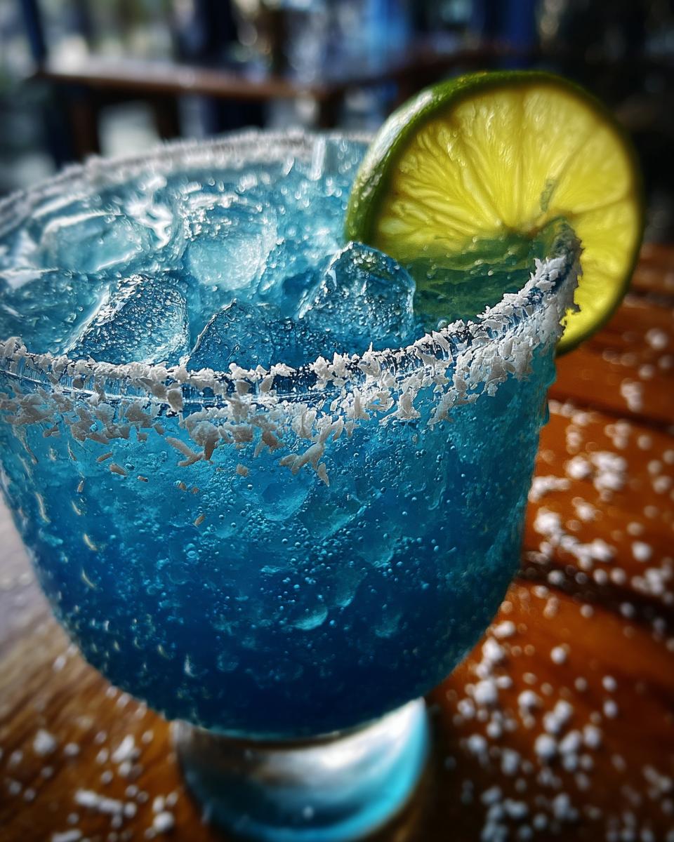 Royal Blue Coconut Margarita - detail 1