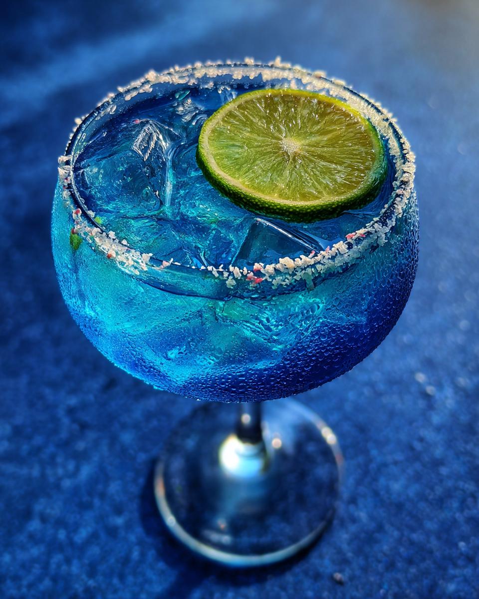Royal Blue Coconut Margarita - detail 2