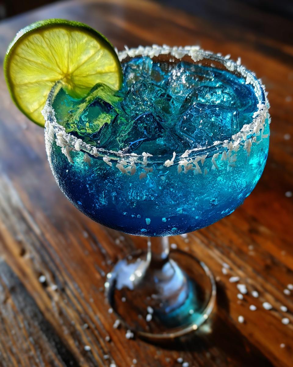 Royal Blue Coconut Margarita - detail 3