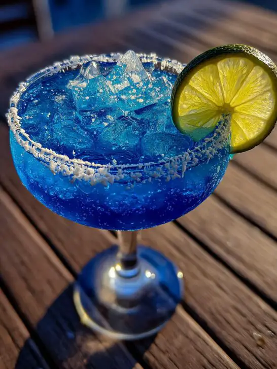 Royal Blue Coconut Margarita