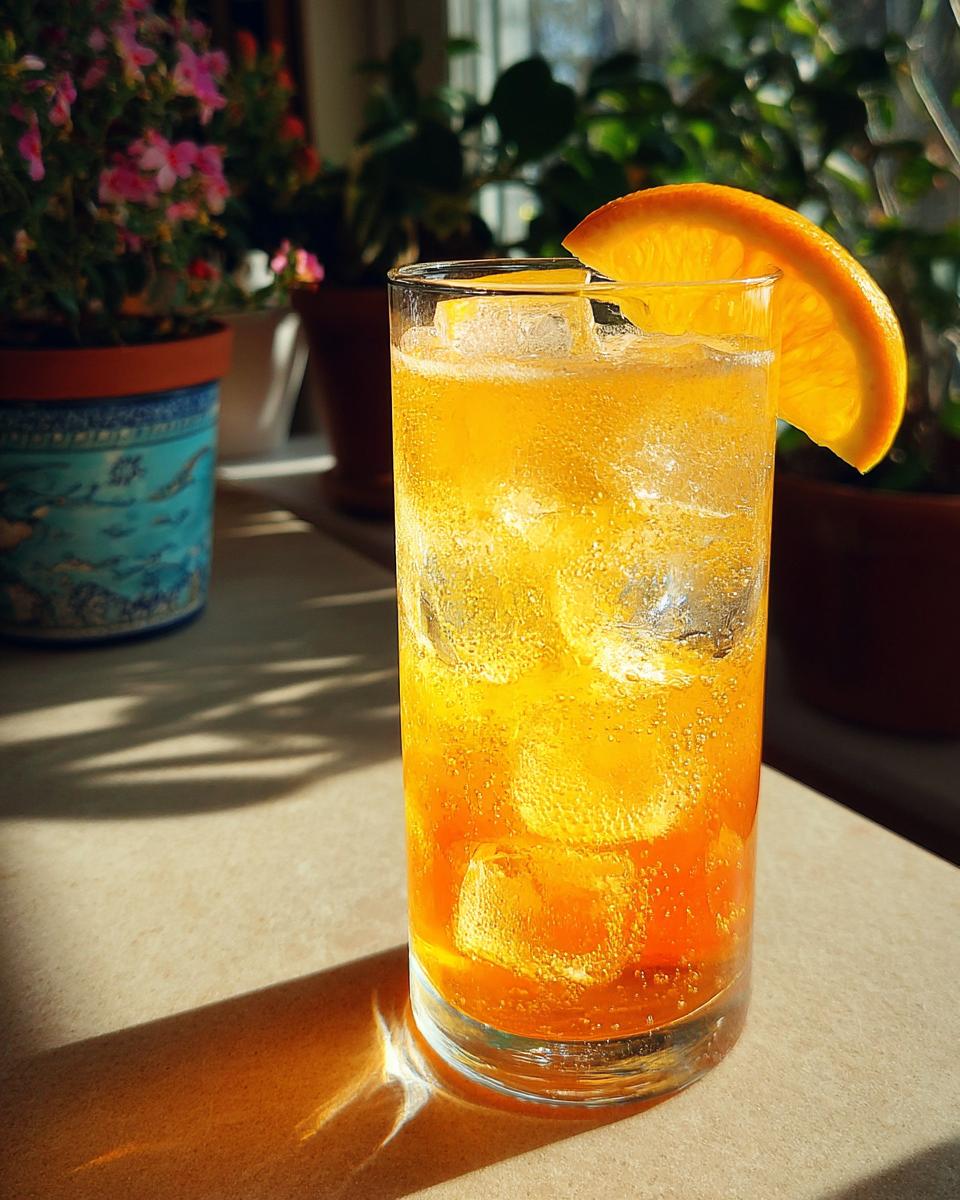 Saffron Orange Sparkler Cocktail - detail 3