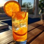 Saffron Orange Sparkler Cocktail