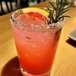 Salted Rosemary Paloma Mocktail
