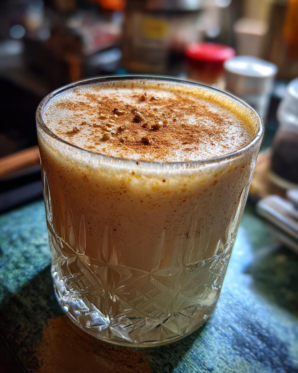 Sherry Eggnog Drink - detail 1