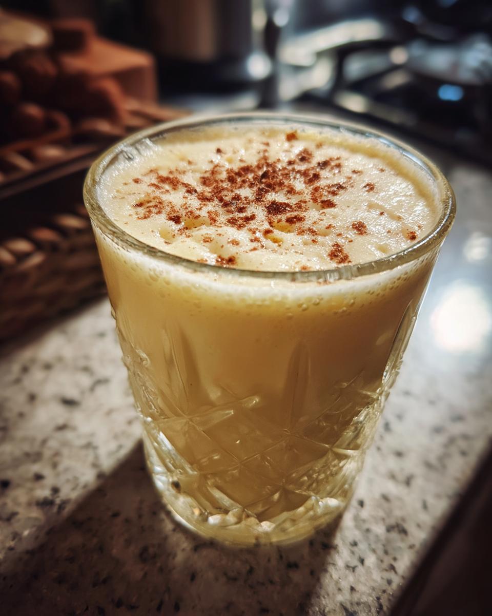 Sherry Eggnog Drink - detail 2