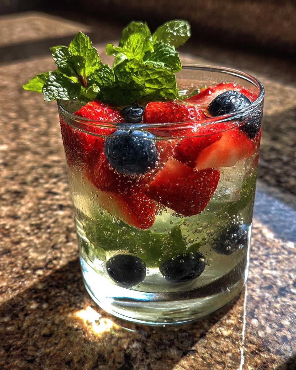 Sparkler Mojito 4th of July - detail 1