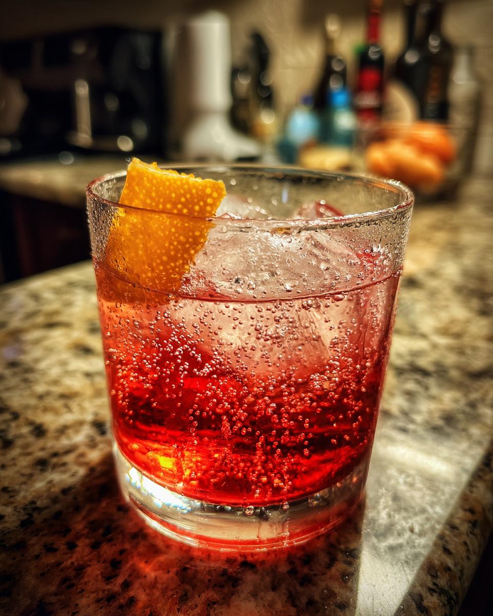 Sparkling Negroni - detail 1
