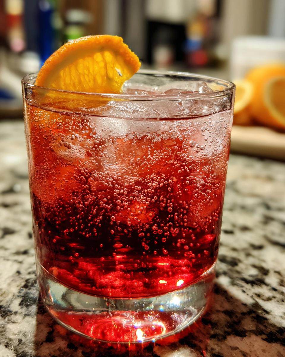 Sparkling Negroni - detail 2