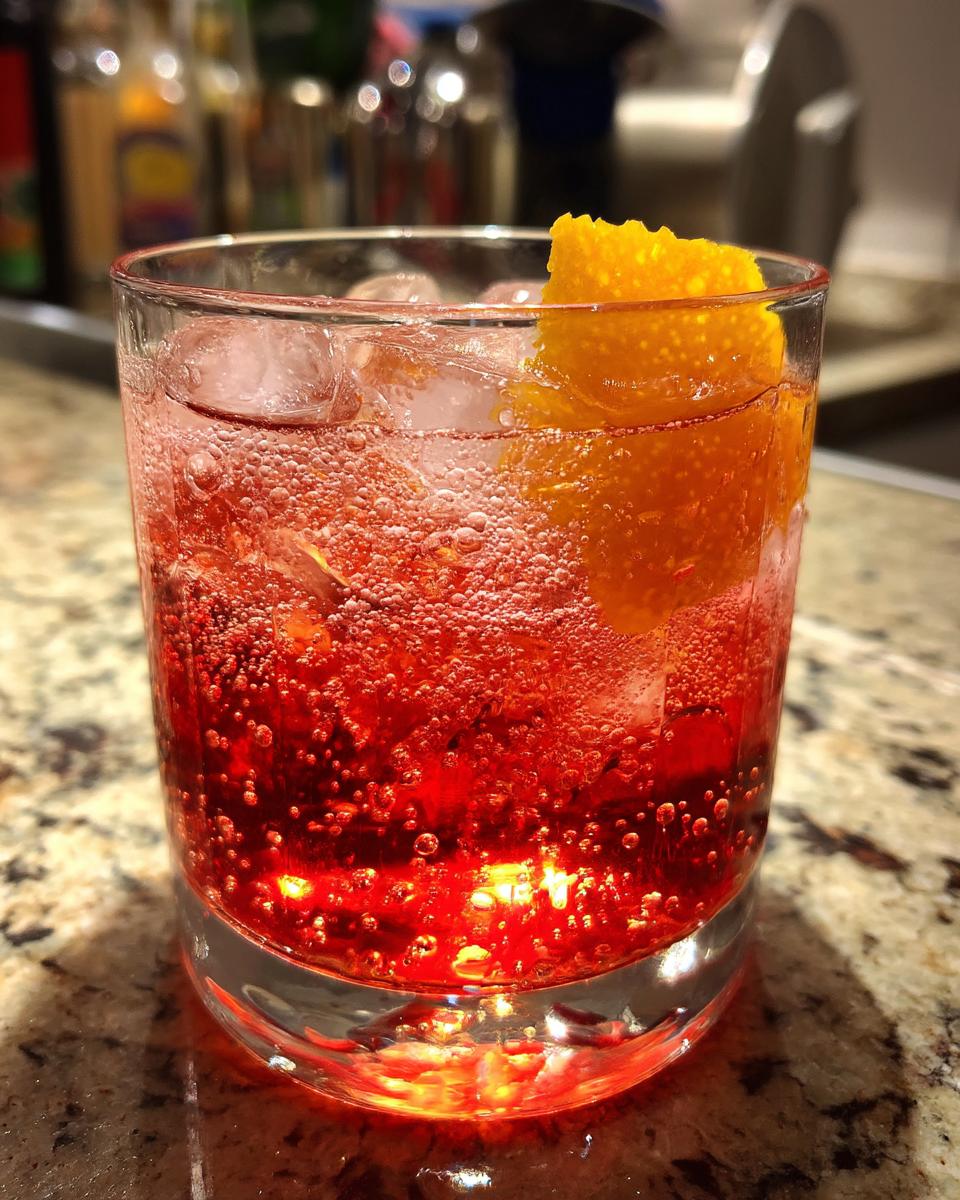 Sparkling Negroni - detail 3