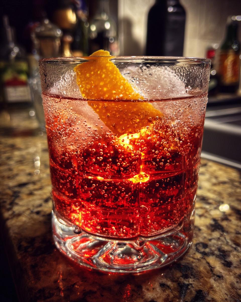Sparkling Negroni - detail 4