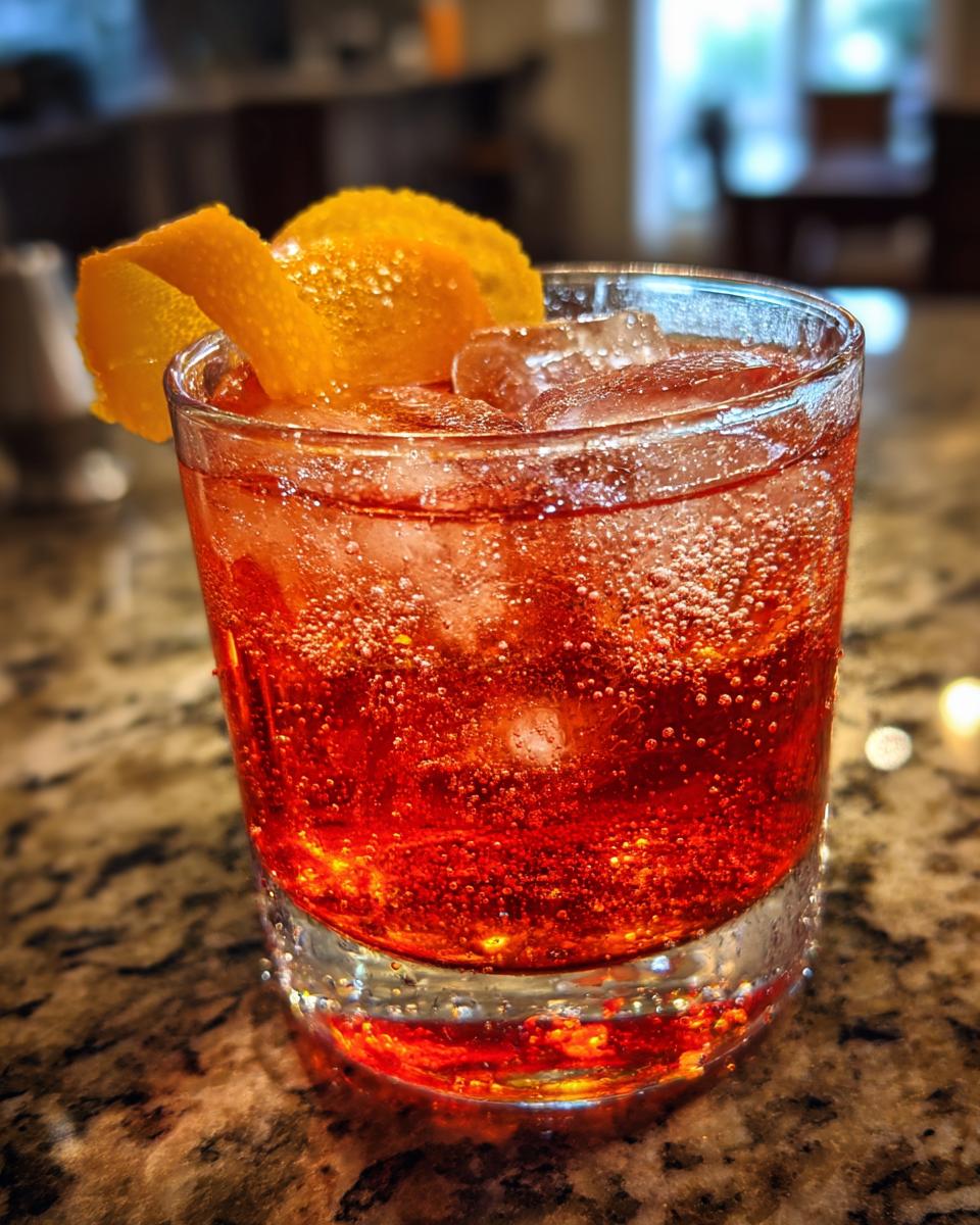 Sparkling Negroni - detail 6