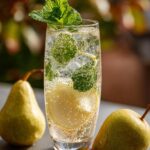 Sparkling Pear & Elderflower Cocktail