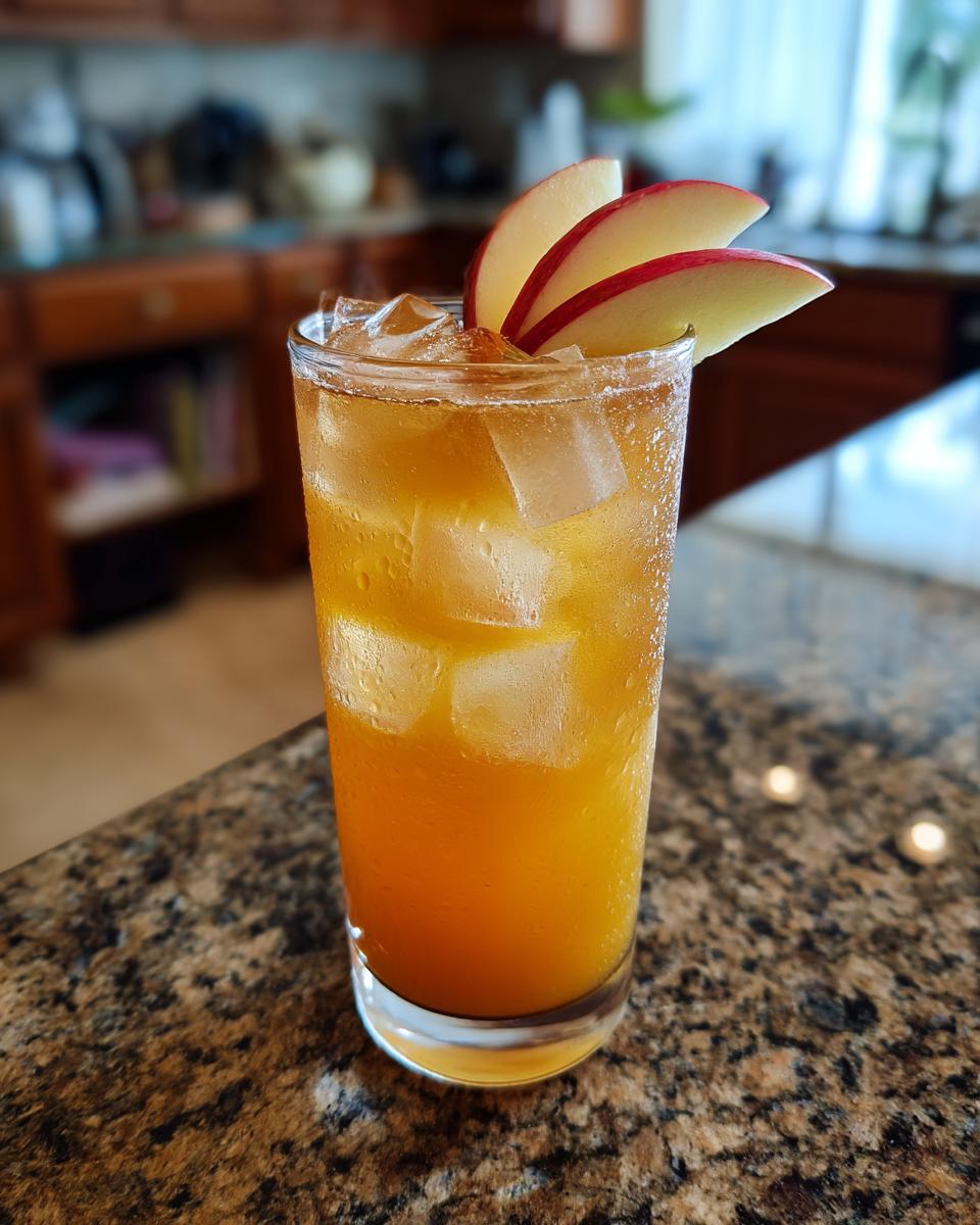 Spiced Apple Fizz Mocktail - detail 2