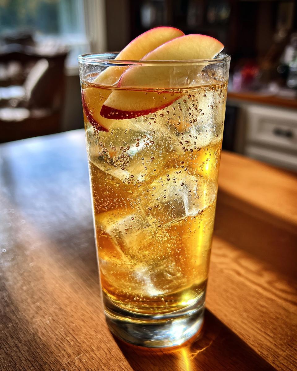 Spiced Apple Fizz Mocktail - detail 3