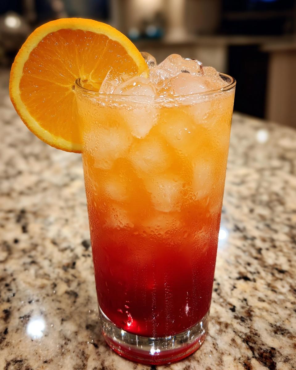 Spiced Plum Sunrise Cocktail - detail 3