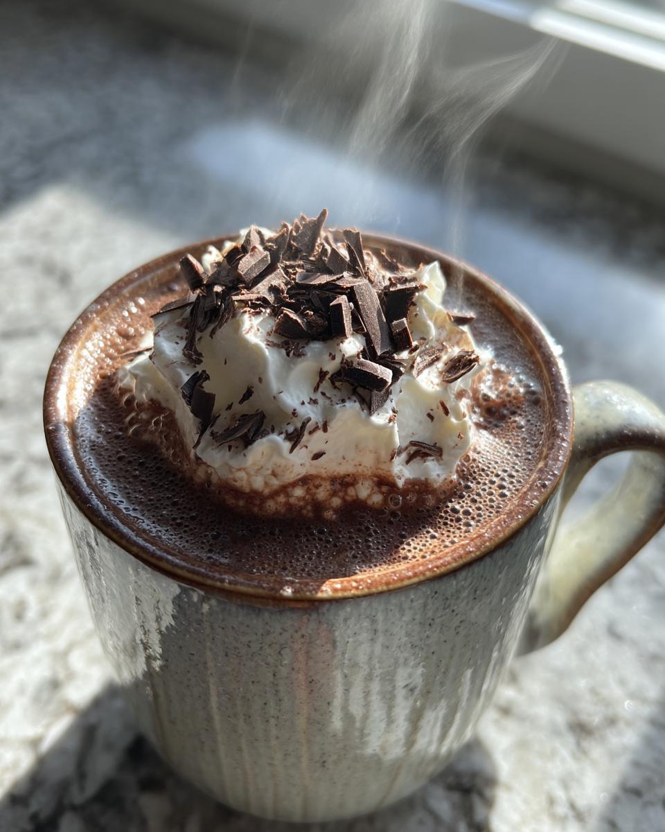 Spiked Hot Chocolate Hot Cocktail - detail 2