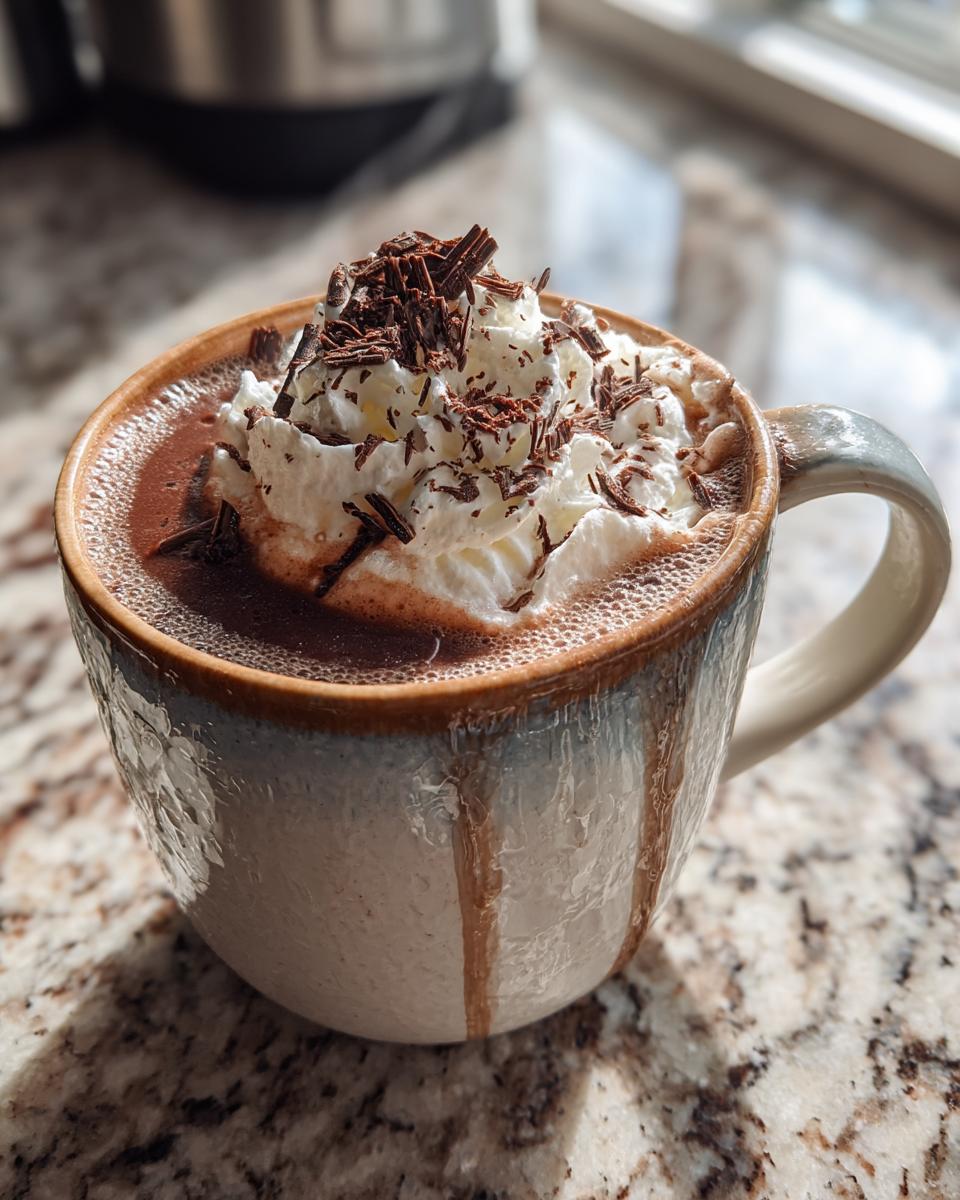 Spiked Hot Chocolate Hot Cocktail - detail 3