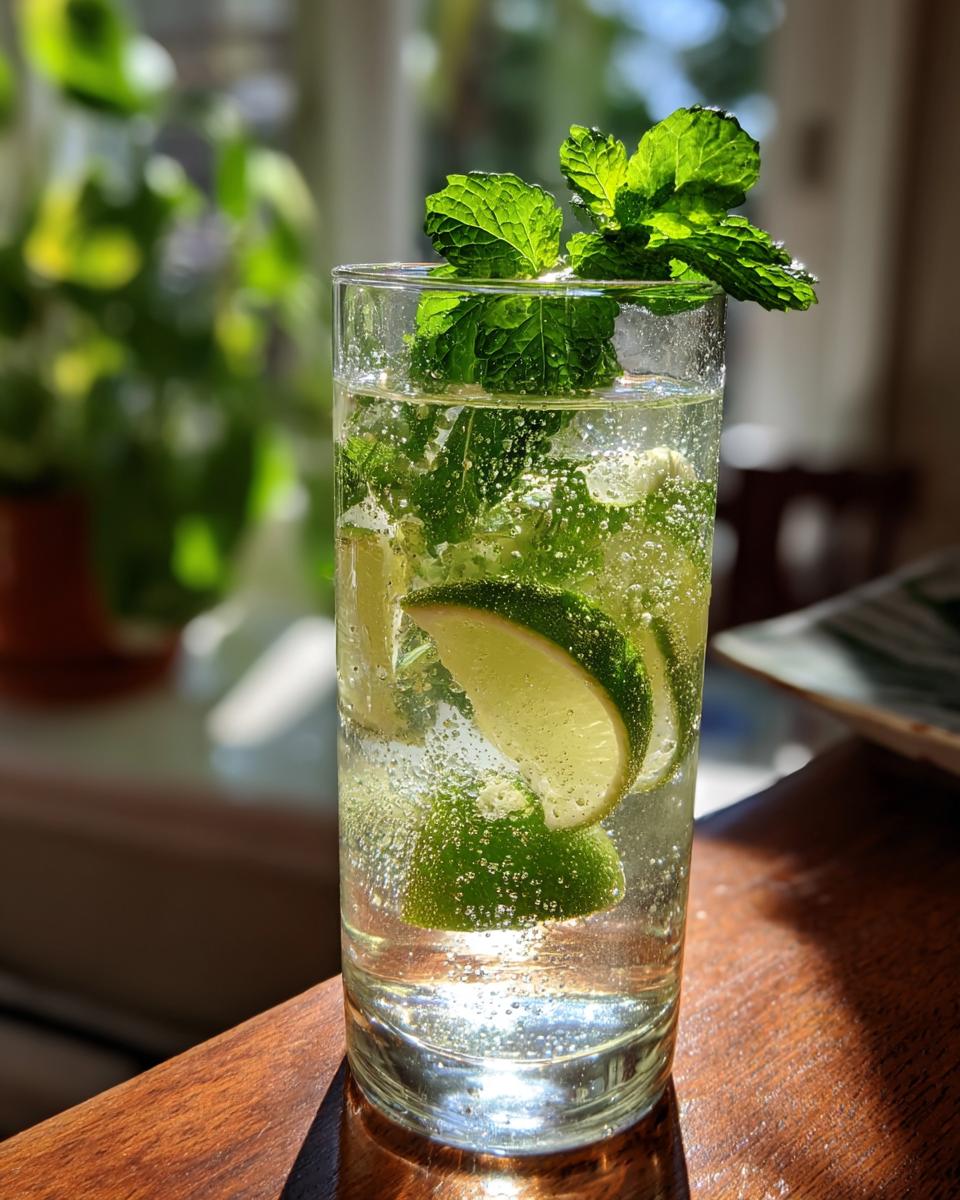 Spring Garden Party Elderflower Hugo Fizz - detail 2