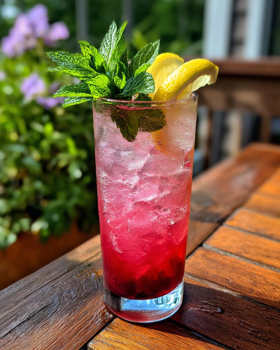 Spring Garden Raspberry Hibiscus Spritz - detail 1