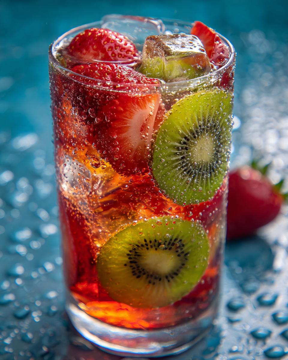 Spring Holiday Strawberry Kiwi Punch - detail 3