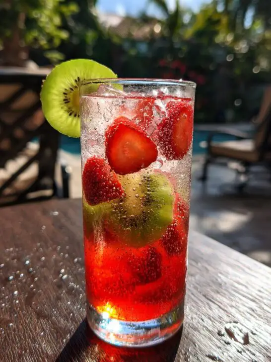 Spring Holiday Strawberry Kiwi Punch