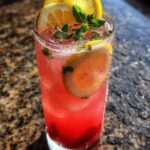 Strawberry Basil Lemonade Mocktail