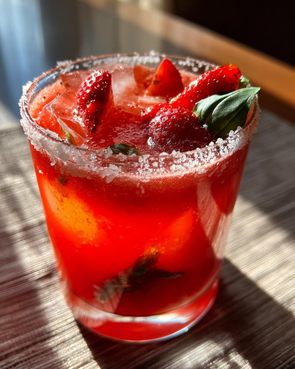 Strawberry Basil Margarita - detail 3