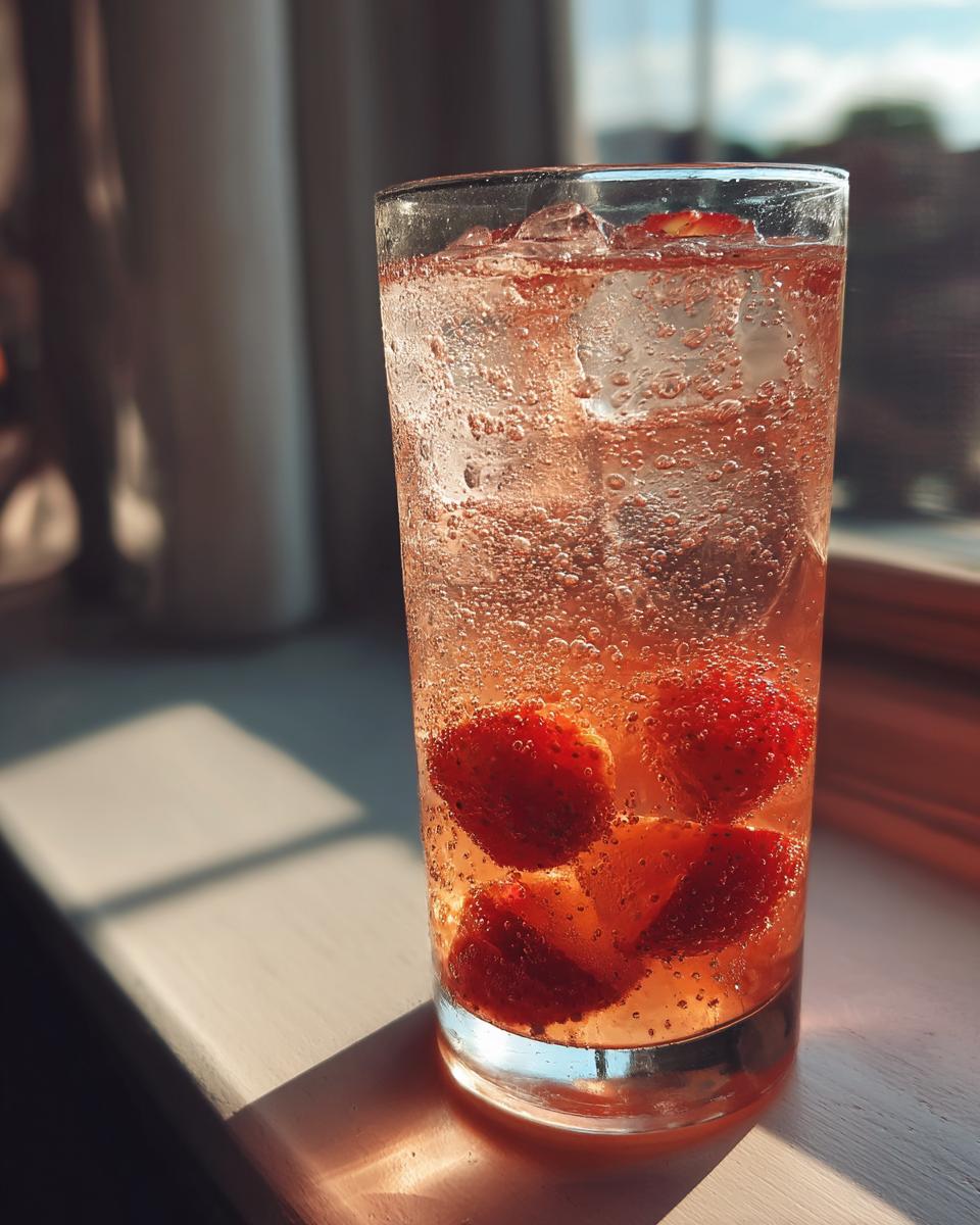 Strawberry Chamomile Paloma Mocktail - detail 3