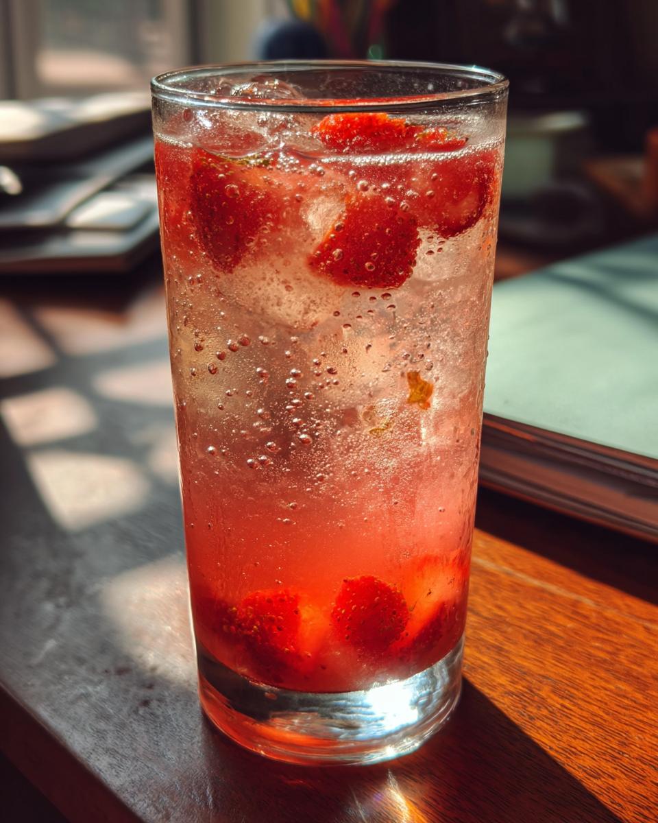 Strawberry Chamomile Paloma Mocktail - detail 5