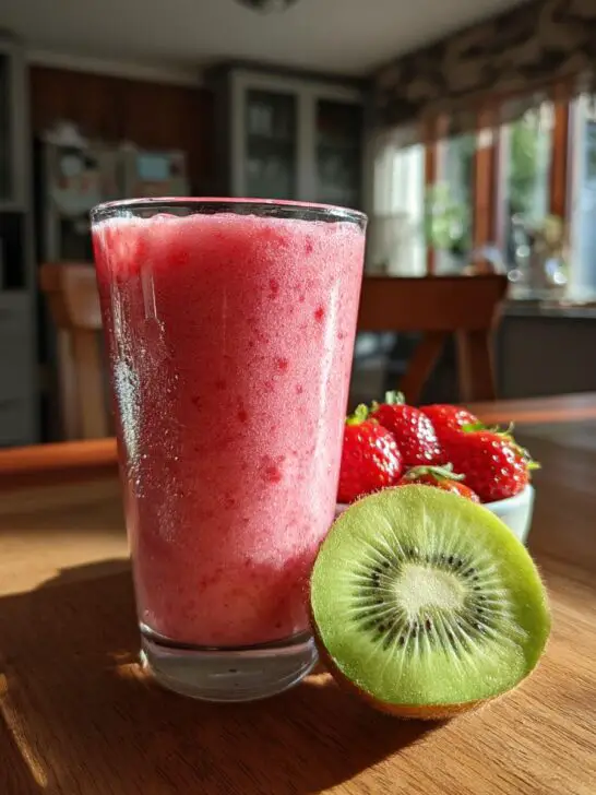 Strawberry Kiwi Protein Smoothie