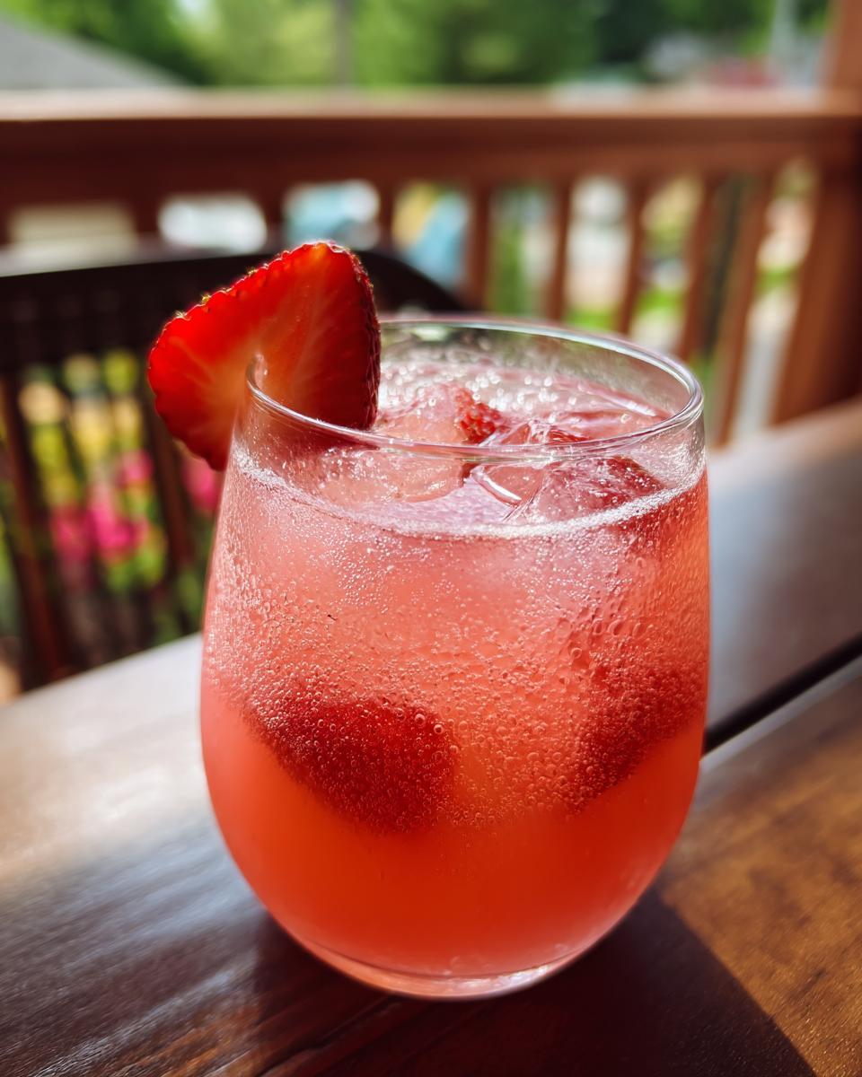 Strawberry Rose Lemonade Mocktail - detail 2