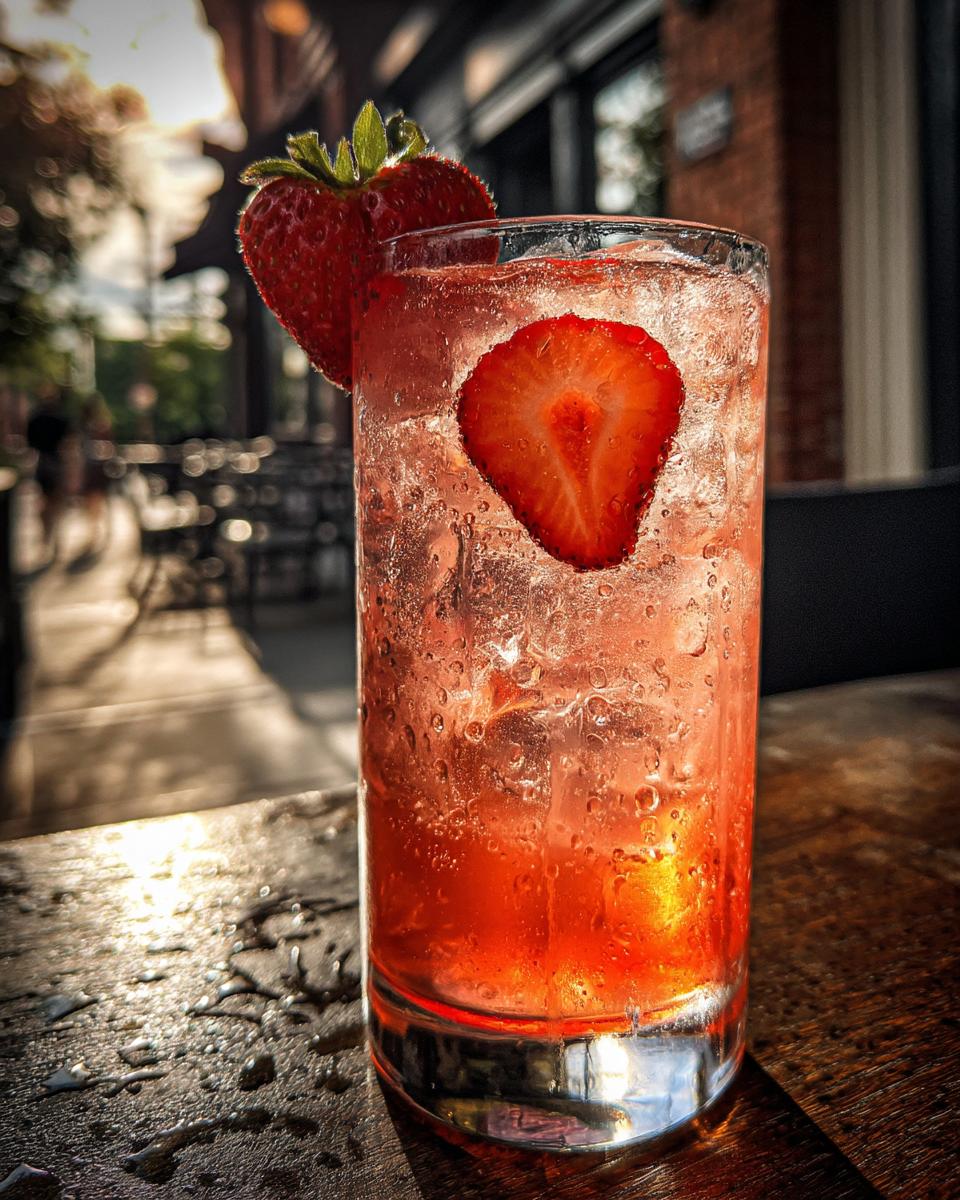 Strawberry Rose Lemonade Mocktail - detail 3