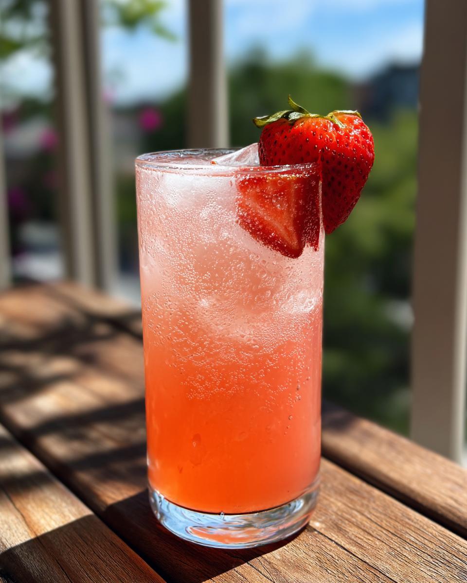 Strawberry Rose Lemonade Mocktail - detail 4