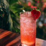Strawberry Rose Lemonade Mocktail