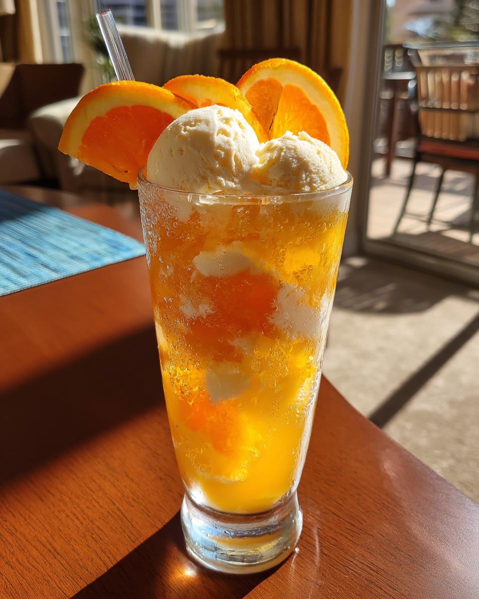 Summer Holiday Orange Creamsicle Float - detail 1