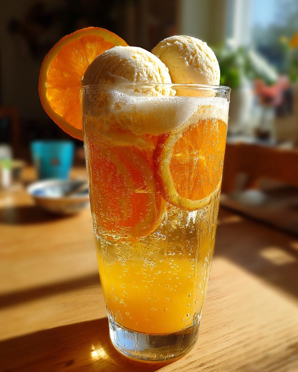 Summer Holiday Orange Creamsicle Float - detail 2