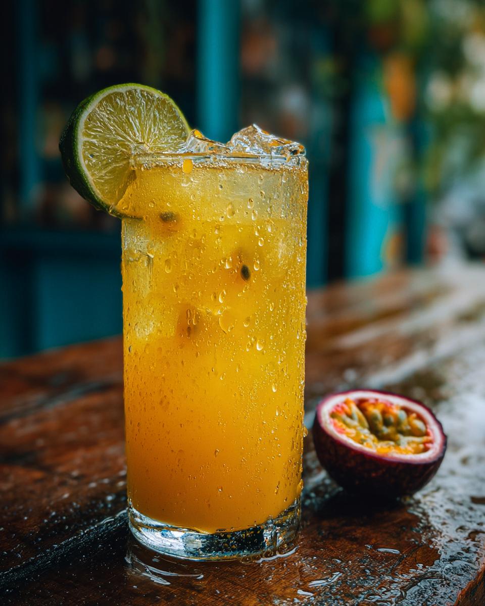 Summer Holiday Passionfruit Coconut Refresher - detail 1