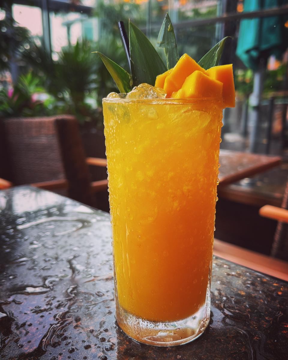 Summer Holiday Tropical Mango Fizz - detail 2