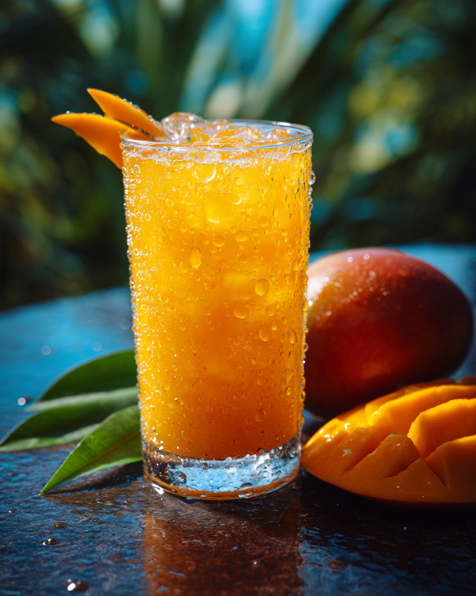 Summer Holiday Tropical Mango Fizz - detail 3