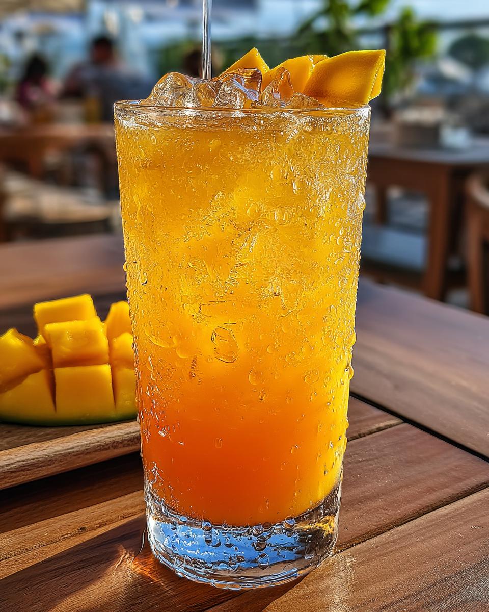 Summer Holiday Tropical Mango Fizz - detail 4