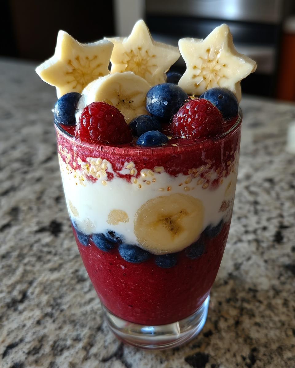 Summer Stars Smoothie 4th of July - detail 1