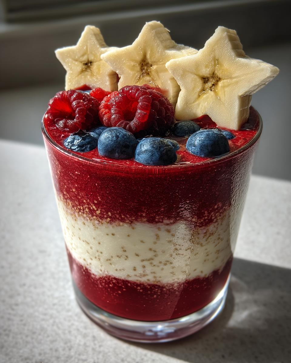 Summer Stars Smoothie 4th of July - detail 3