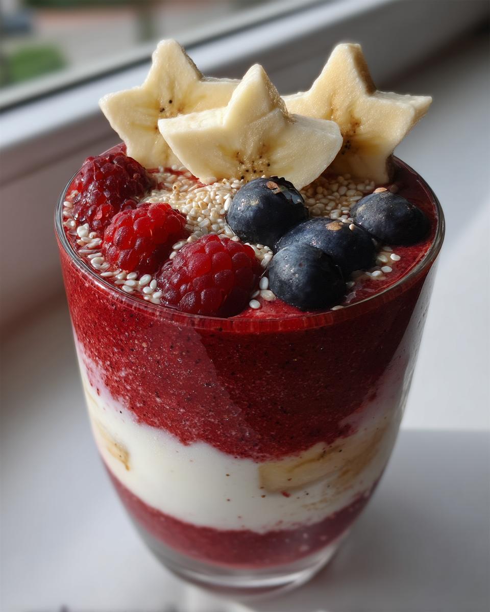 Summer Stars Smoothie 4th of July - detail 4