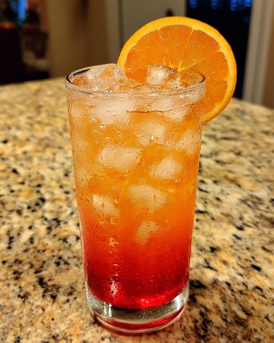 Tangerine Tequila Sunrise Cocktail - detail 3