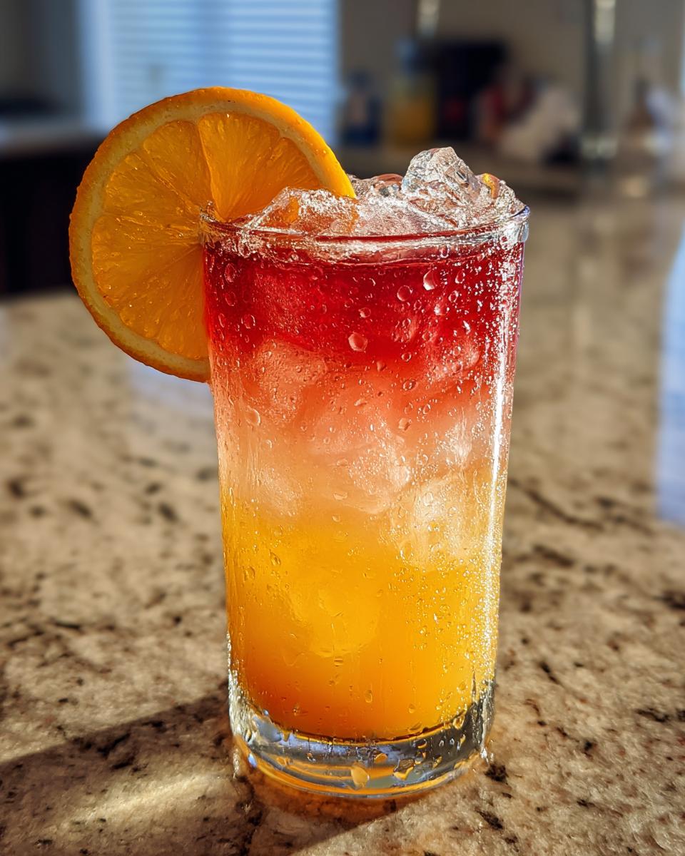 Tangerine Tequila Sunrise Cocktail - detail 4