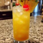Tropical Holiday Pineapple Ginger Mocktail