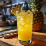 Tropical Pineapple Cooler – Beach Day Drink